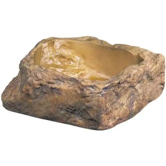 Exo-Terra Granite Rock Reptile Water Dish Photo 4