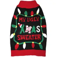Photo of Fashion Pet Black Ugly XMAS Dog Sweater