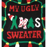 Photo of Fashion Pet Black Ugly XMAS Dog Sweater