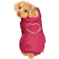 Photo of Fashion Pet Girly Puffer Dog Coat Pink