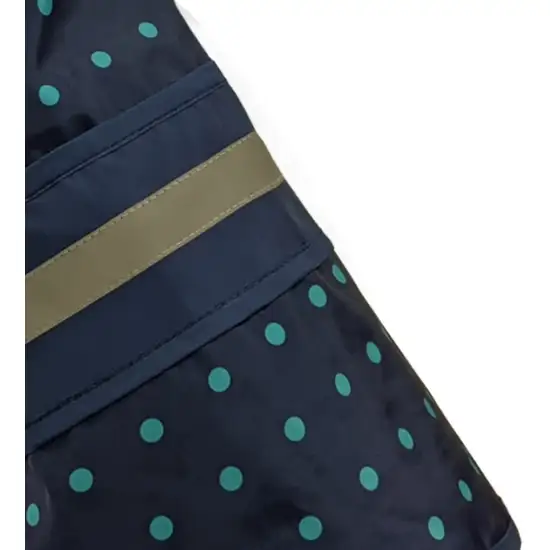 Fashion Pet Polka Dot Dog Raincoat Navy Photo 2