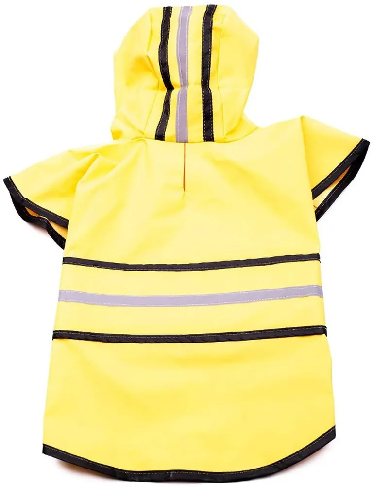 Fashion Pet Rainy Day Dog Slicker - Yellow Photo 2