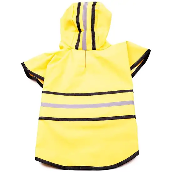 Fashion Pet Rainy Day Dog Slicker - Yellow Photo 2