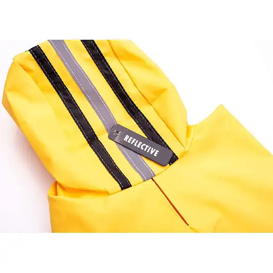 Fashion Pet Rainy Day Dog Slicker - Yellow Photo 3