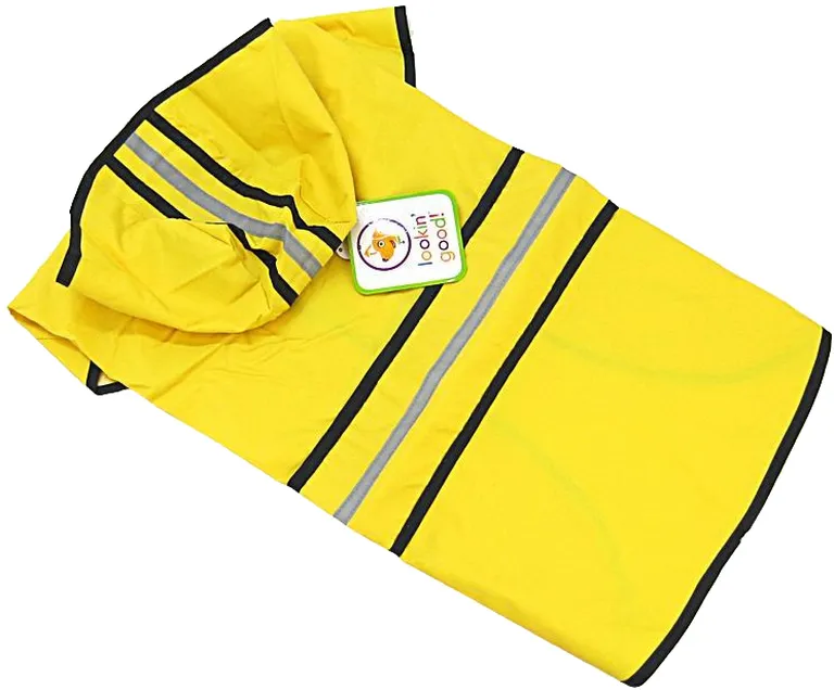 Fashion Pet Rainy Day Dog Slicker - Yellow Photo 1