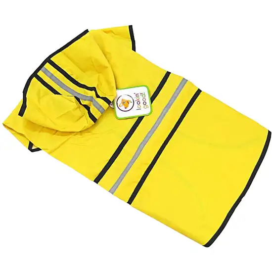 Fashion Pet Rainy Day Dog Slicker - Yellow Photo 1