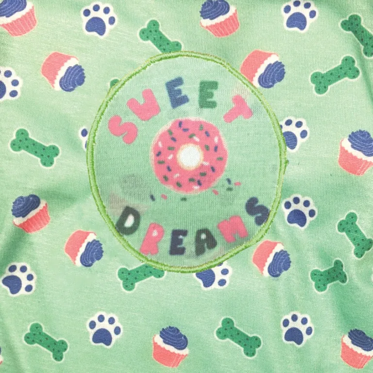 Fashion Pet Sweet Dreams Dog Pajamas Mint Photo 2