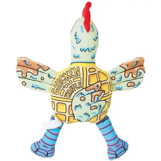 Fat Cat Foodies Chicken 'n Waffles Dog Toy Photo 3