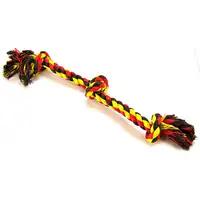 Photo of Flossy Chews Colored 3 Knot Tug Rope