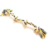 Photo of Flossy Chews Colored 4 Knot Tug Rope