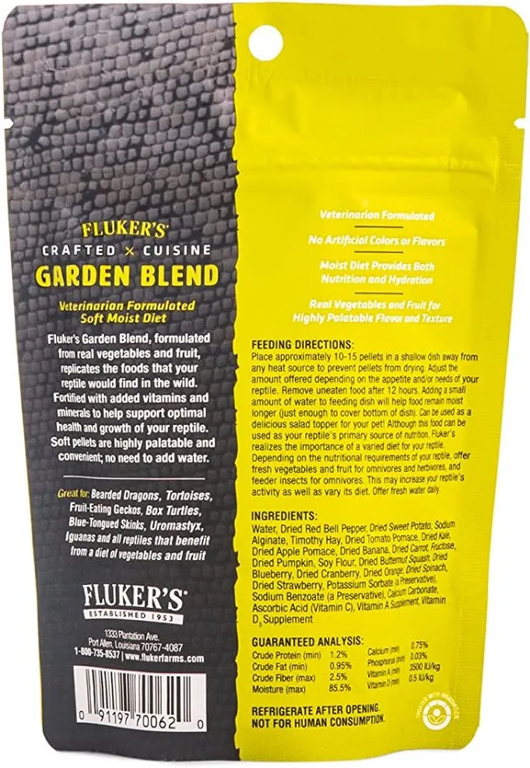 Flukers Crafted Cuisine Garden Blend Reptile Diet Photo 2