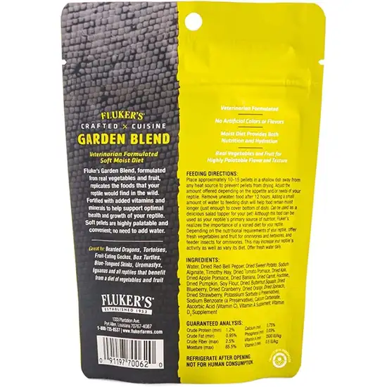 Flukers Crafted Cuisine Garden Blend Reptile Diet Photo 2