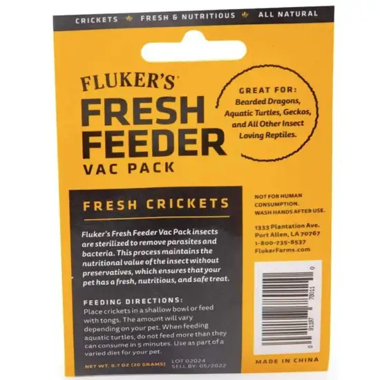 Flukers Cricket Fresh Feeder Vac Pack Photo 2