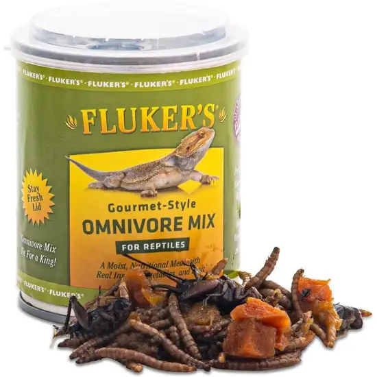 Flukers Gourmet Style Canned Omnivore Mix for Reptiles Photo 1