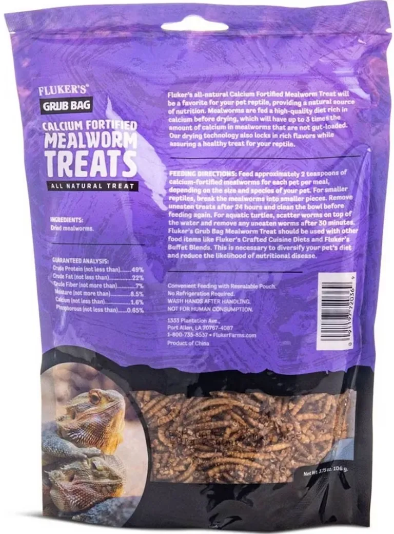 Flukers Grub Bag Calcium Fortified Mealworm Treats for Reptiles Photo 2