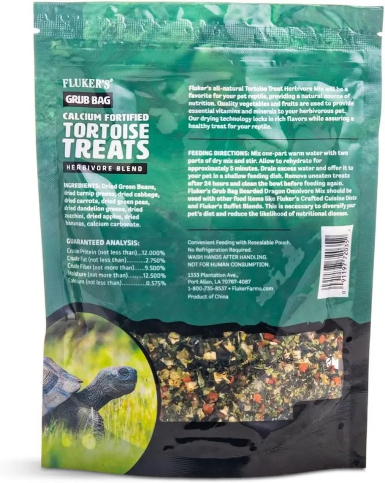 Flukers Grub Bag Calcium Fortified Treats for Tortoises Photo 2