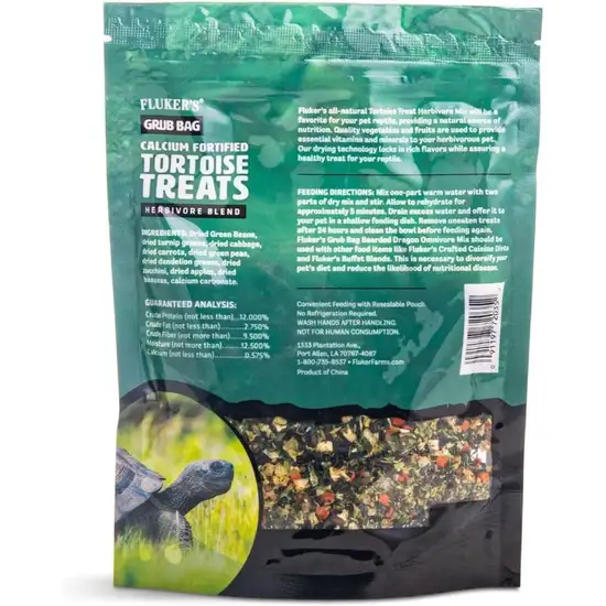 Flukers Grub Bag Calcium Fortified Treats for Tortoises Photo 2