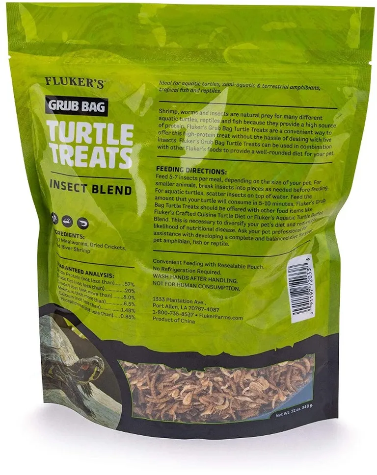 Flukers Grub Bag Turtle Treat - Insect Blend Photo 3