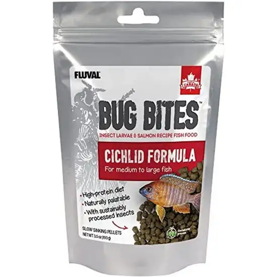 Fluval Bug Bites Cichlid Formula for Medium-Large Fish Photo 1