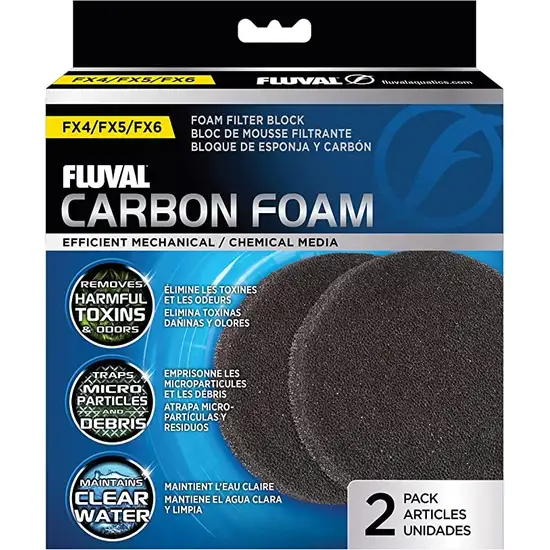 Fluval FX5/6 Replacement Carbon Impregnated Foam Pad Photo 2