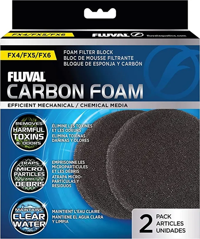 Fluval FX5/6 Replacement Carbon Impregnated Foam Pad Photo 2