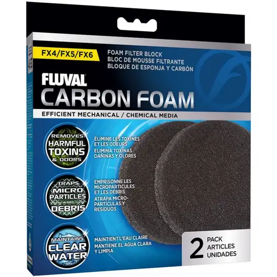 Fluval FX5/6 Replacement Carbon Impregnated Foam Pad Photo 1