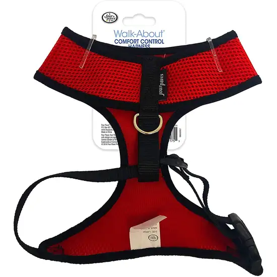 Four Paws Comfort Control Harness - Red Photo 3