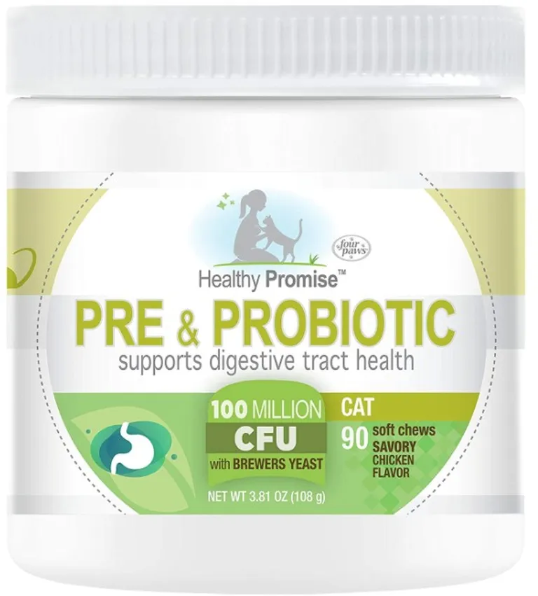 Four Paws Healthy Promise Pre and Probiotic Supplement for Cats Photo 1