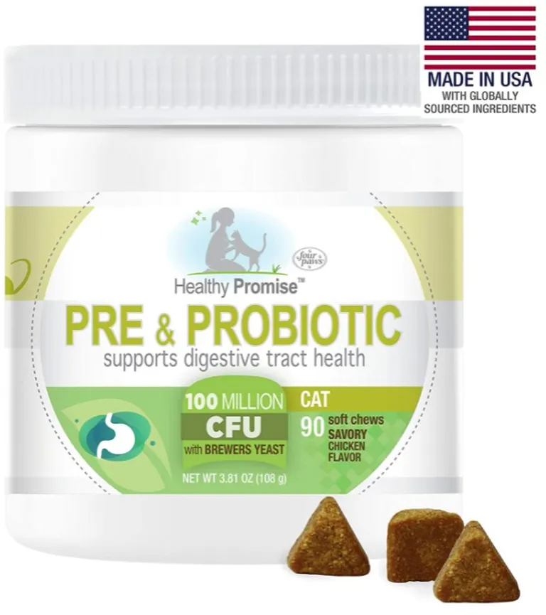 Four Paws Healthy Promise Pre and Probiotic Supplement for Cats Photo 2