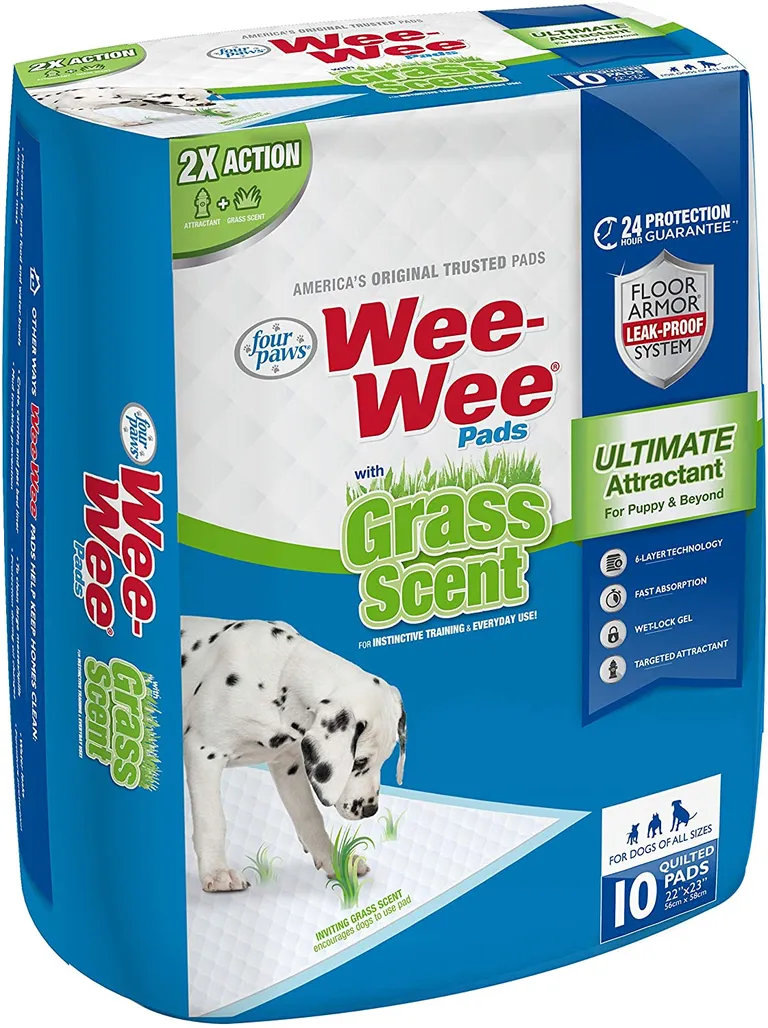 Four Paws Wee Wee Grass Scented Puppy Pads Photo 2