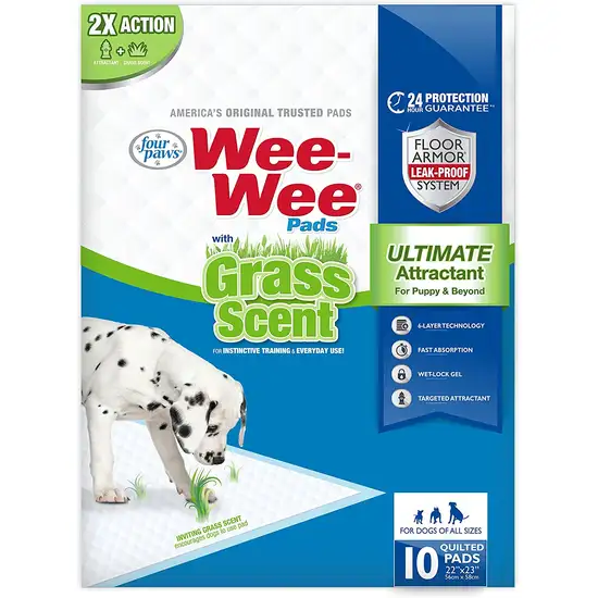 Four Paws Wee Wee Grass Scented Puppy Pads Photo 1