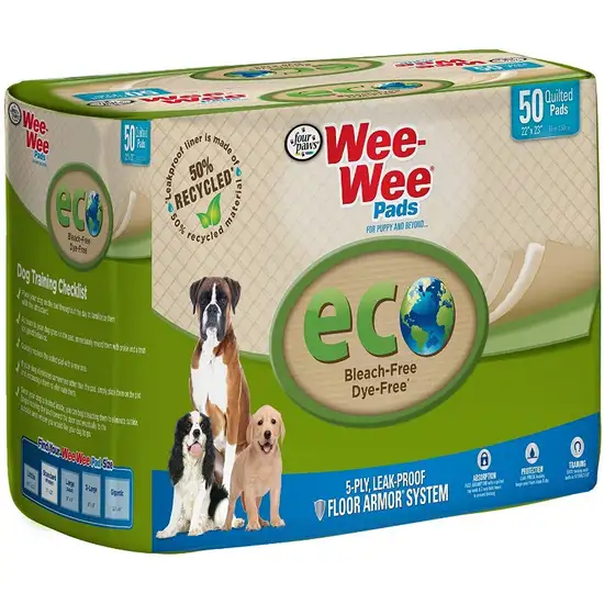 Four Paws Wee-Wee Pads - Eco Photo 1