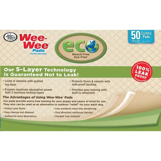 Four Paws Wee-Wee Pads - Eco Photo 3