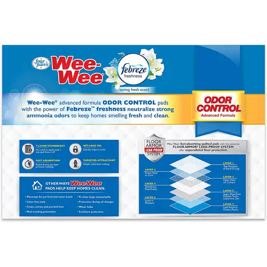 Four Paws Wee-Wee Pads - Febreze Freshness Photo 2