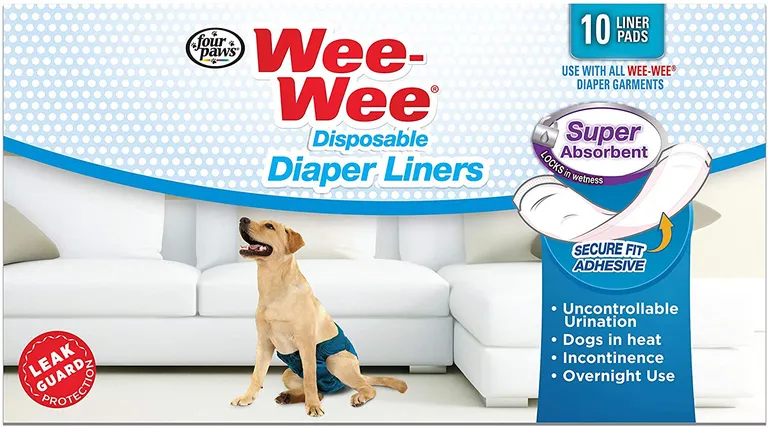 Four Paws Wee Wee Super Absorbent Disposable Diaper Liners Photo 1