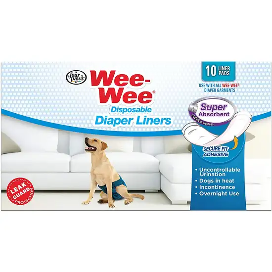 Four Paws Wee Wee Super Absorbent Disposable Diaper Liners Photo 1