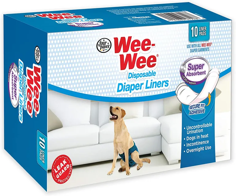 Four Paws Wee Wee Super Absorbent Disposable Diaper Liners Photo 2