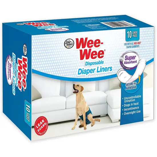 Four Paws Wee Wee Super Absorbent Disposable Diaper Liners Photo 2