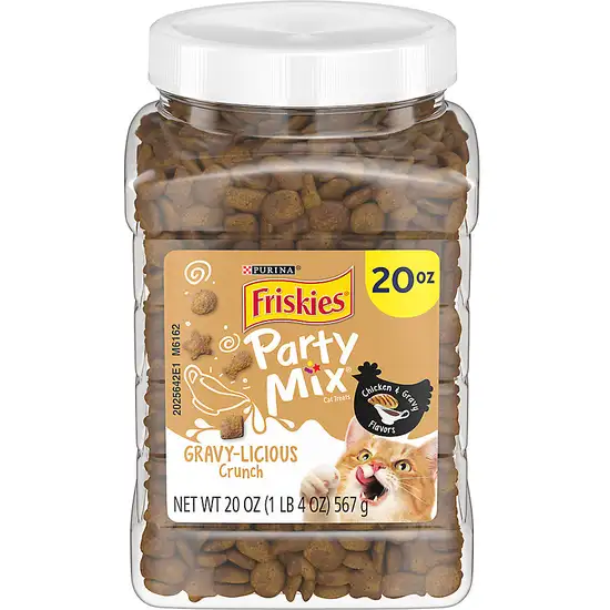 Friskies Party Mix Crunch Treats Gravy-Licious Photo 1