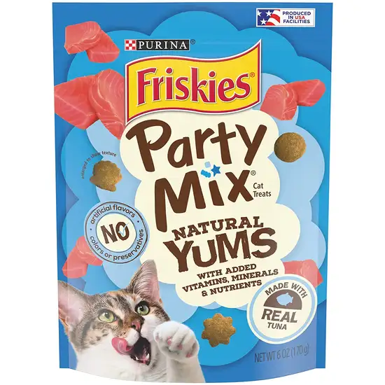 Friskies Party Mix Naturals Cat Treats Real Tuna Photo 1