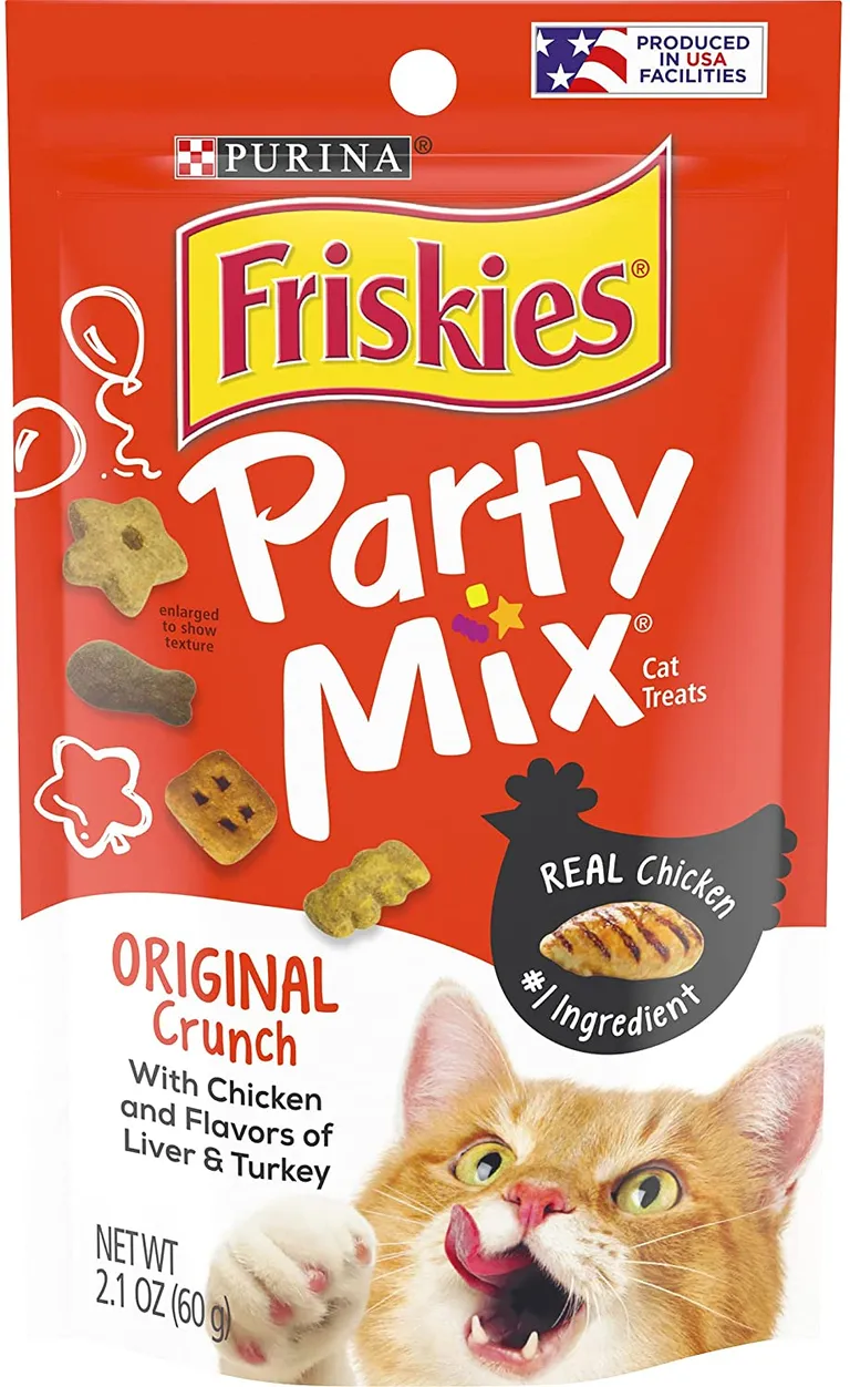 Friskies Party Mix Original Crunchy Cat Treats Photo 1