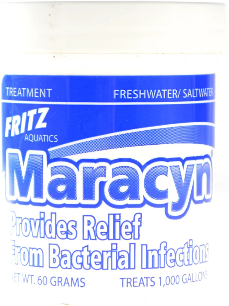 Fritz Aquatics Maracyn Bacterial Treatment Powder for Freshwater and Saltwater Aquariums Jar Photo 1