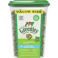 Photo of Greenies Feline Natural Dental Treats Catnip Flavor