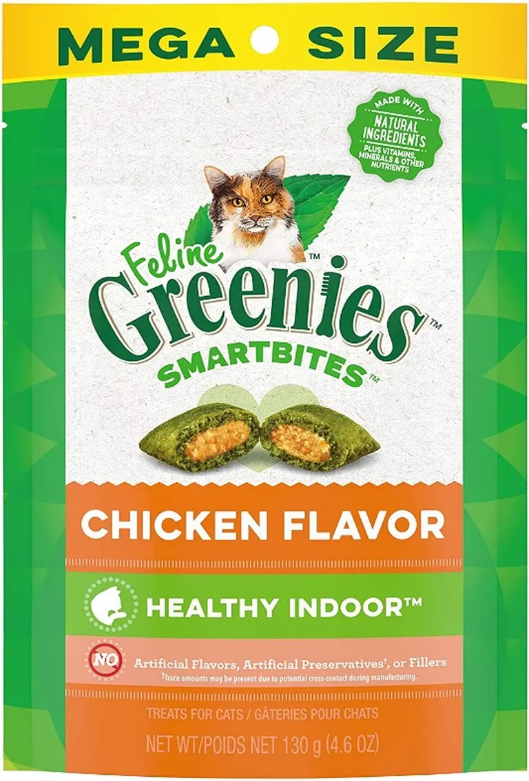 Greenies SmartBites Hairball Control Chicken Flavor Cat Treats Photo 1