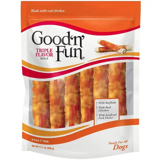 Healthy Hide Good N Fun Triple Flavor Rolls Photo 1