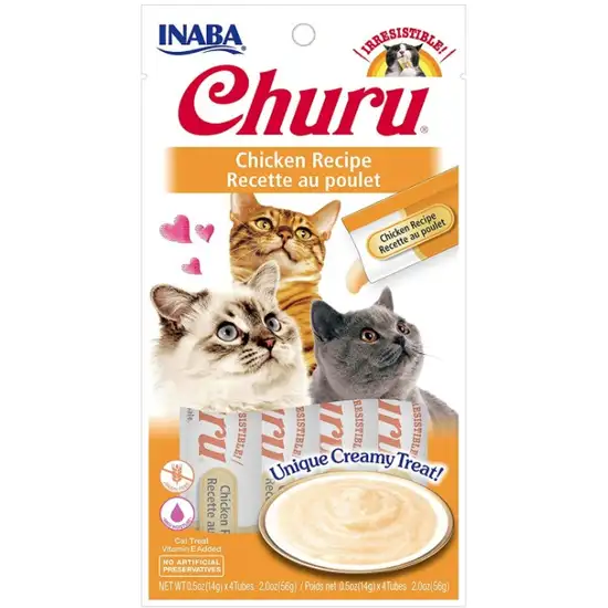 Inaba Churu Chicken Recipe Creamy Cat Treat Photo 1