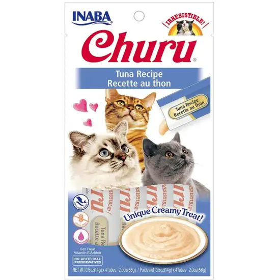 Inaba Churu Tuna Recipe Creamy Cat Treat Photo 1