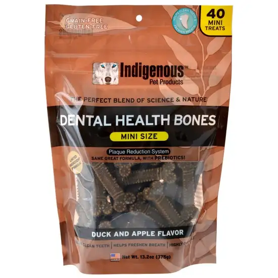 Indigenous Dental Health Mini Bones - Duck & Apple Flavor Photo 1