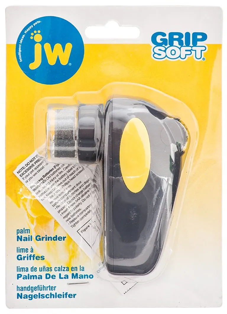 JW GripSoft Palm Nail Grinder for Dogs Photo 1