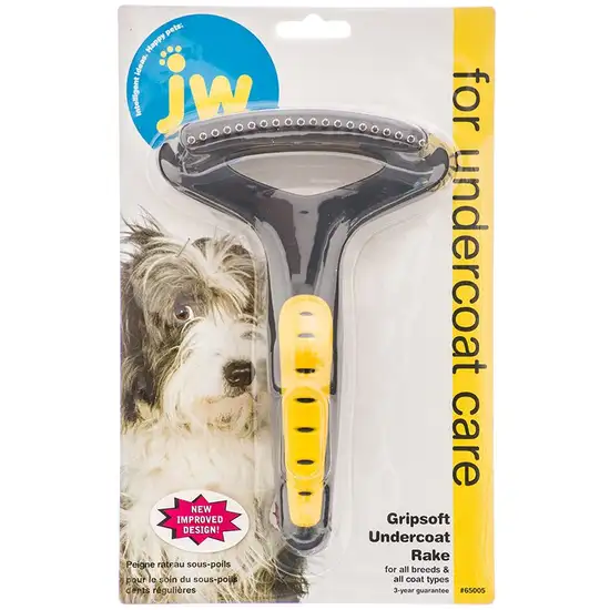 JW Gripsoft Regular Tooth Undercoat Rake Photo 1